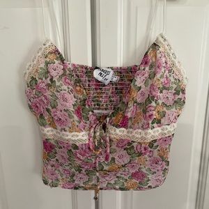 Princess Polly Emilee Floral Top Size 6